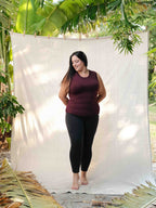 Classic Wide-Ribbed Legging Smokey Black