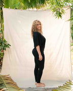 Phoenix Rising Dolman Flow Top Black