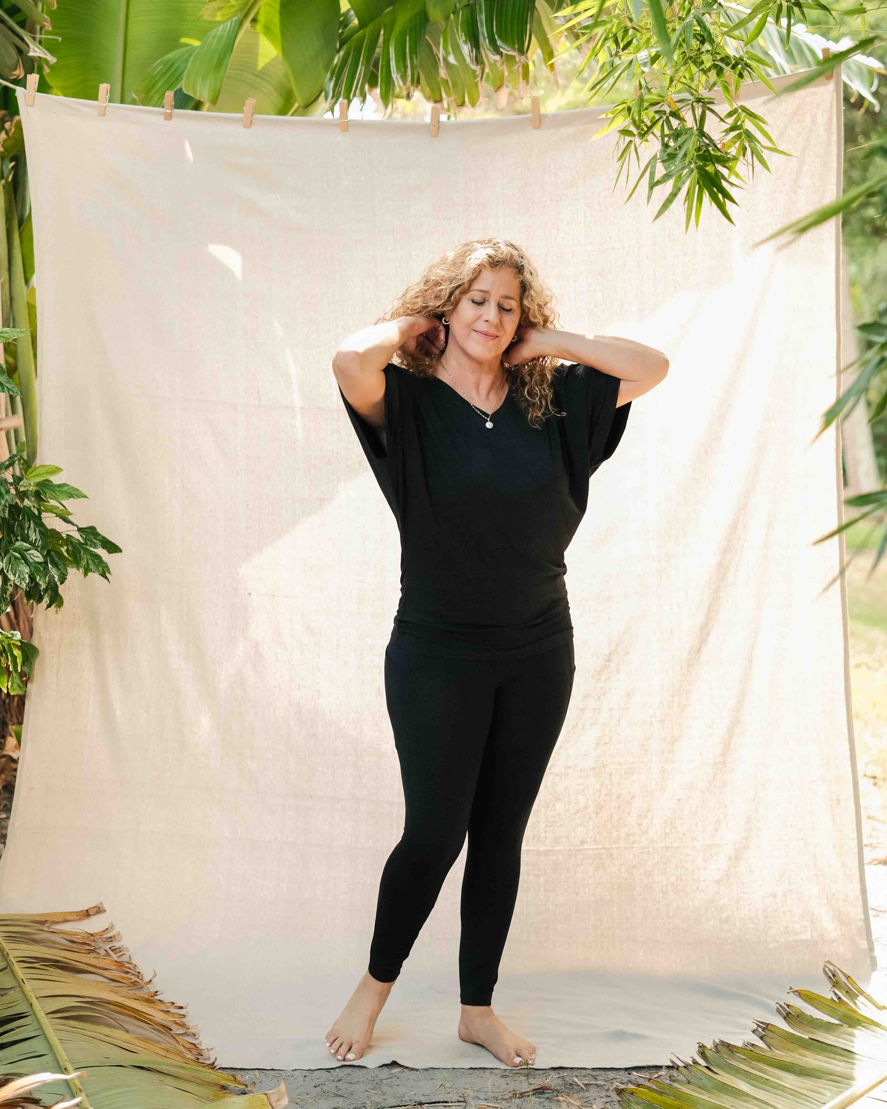 Frangipane Legging Black