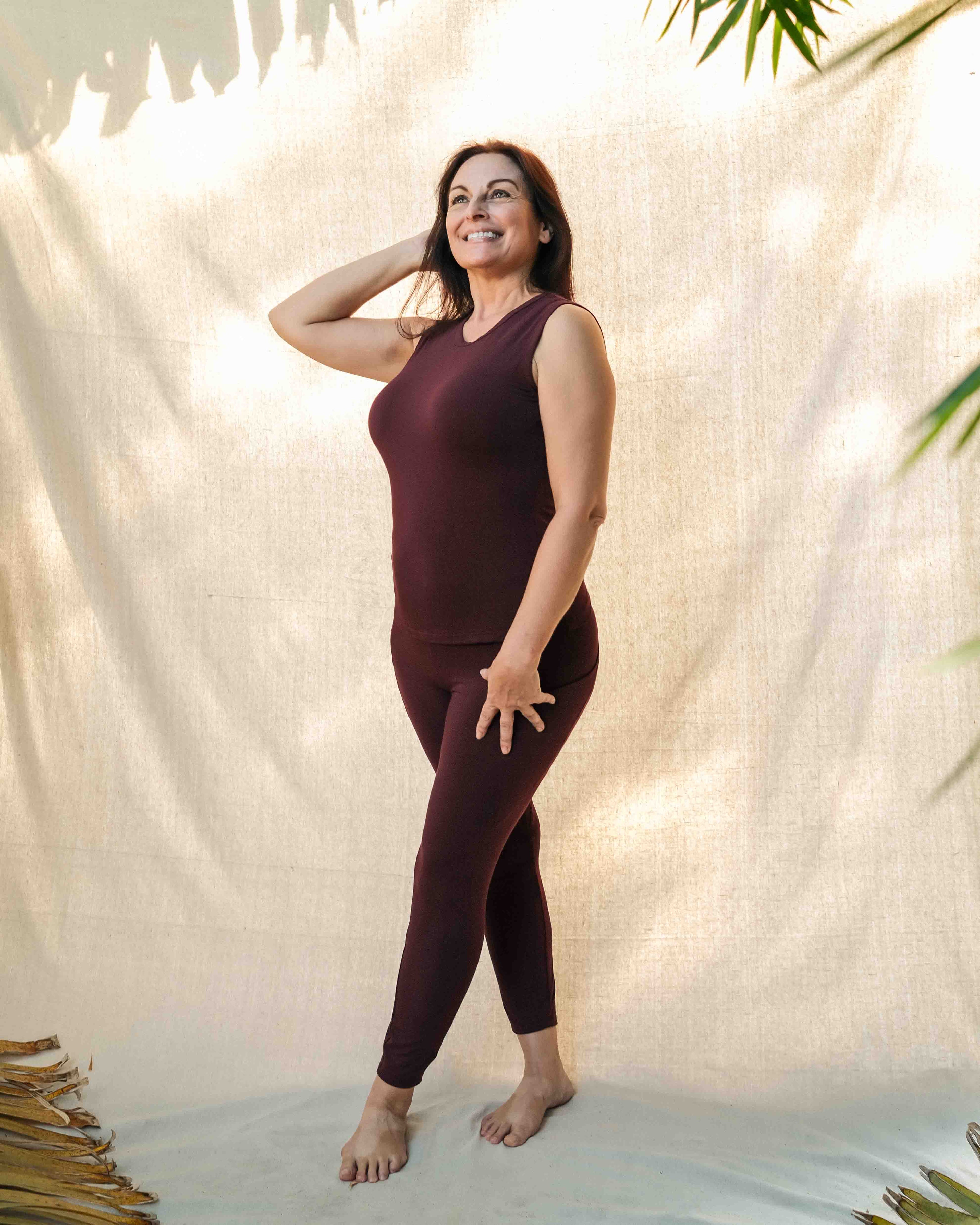 Frangipane Legging Burgundy