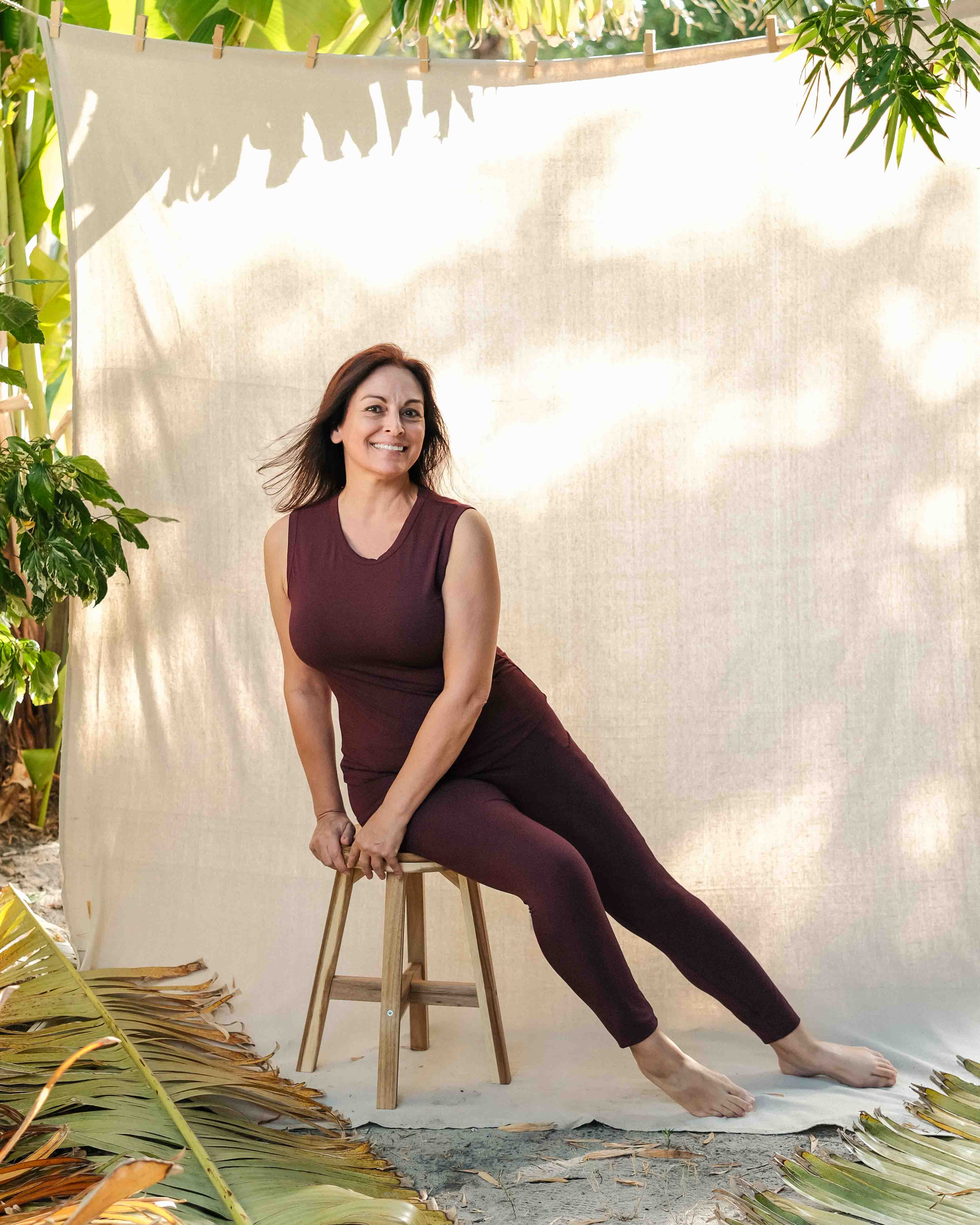 Frangipane Legging Burgundy