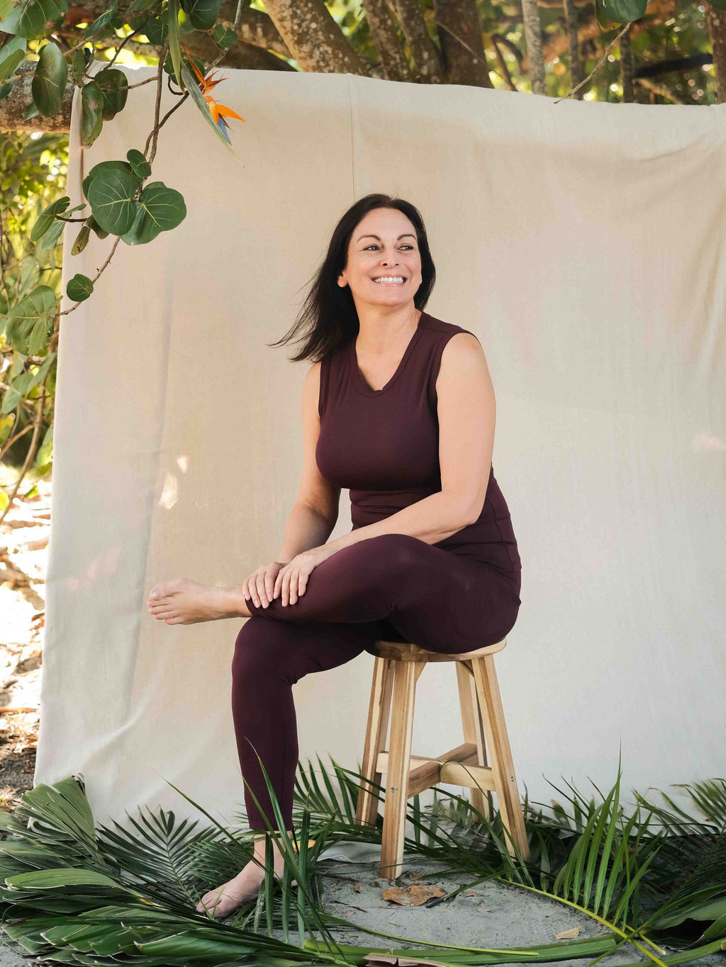 Infinite Love Tank Burgundy