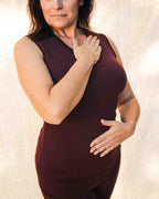 Infinite Love Tank Burgundy